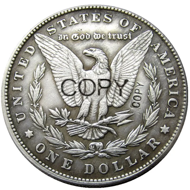 HB(55) США Хобо 1897 Морган доллар Посеребренная копия монет