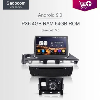 

9" DSP PX6 Android 9.0 8 Core 64G+4GB RAM Car DVD Player For Mazda 6 Atenza 2017 Stereo GPS Glonass10 RDS car Radio Bluetooth5.0
