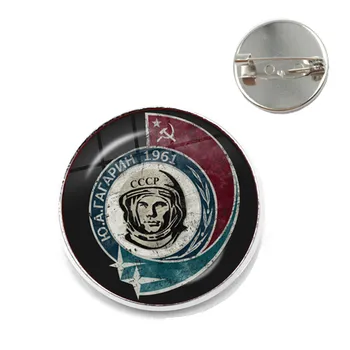 

CCCP Soviet Badges Russia Brooches Space Flight Universe USSR Soviet Communism Symbol Charm Collar Pins Jewelry For Friends Gift