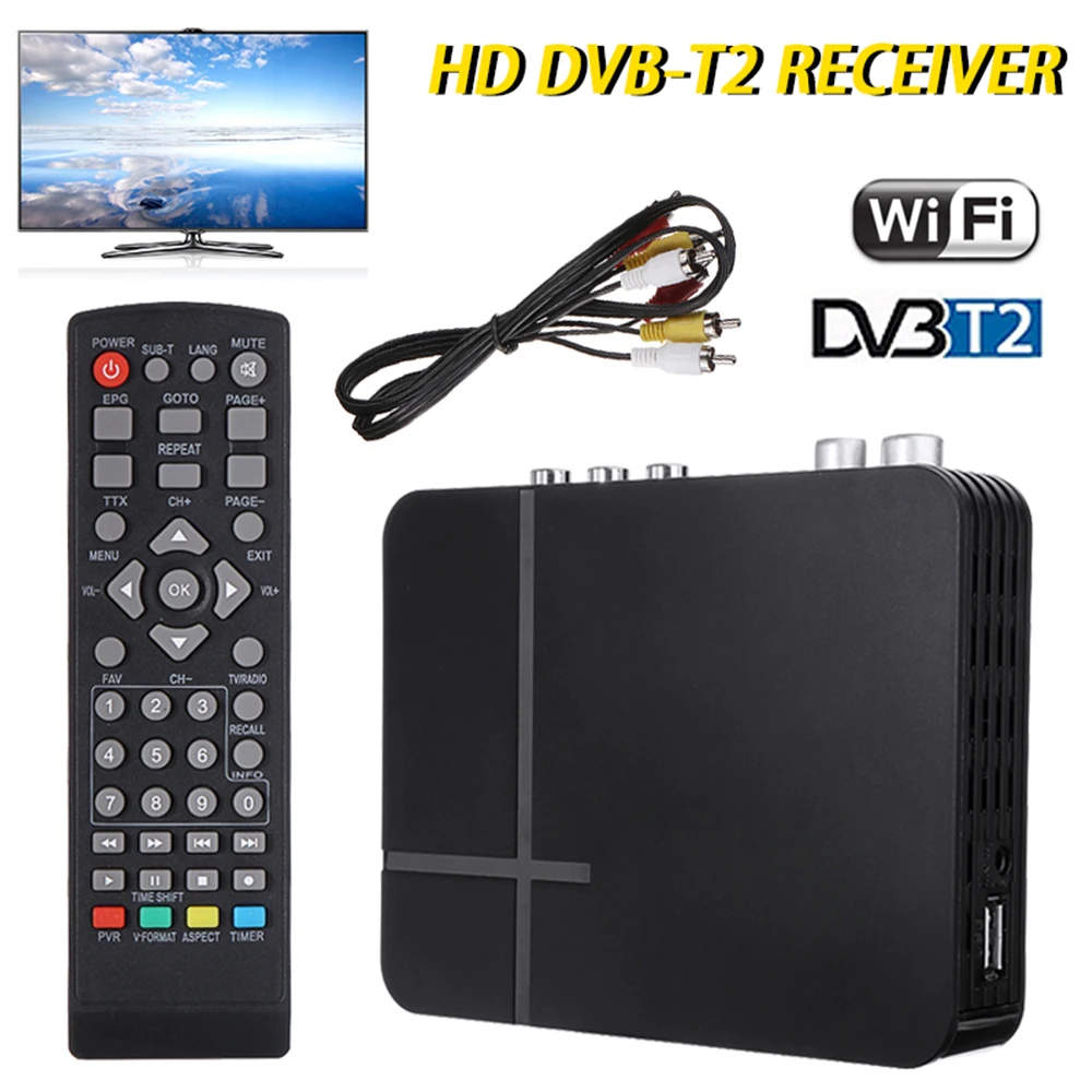 H.264 Digital TV Box HD 1080P DVBT2 DVB-K2 Cable Receiver Dvb-t2 Tuner Dvb T2 K2 Receiver TV Tuner Youtube IPTV Set Top Box