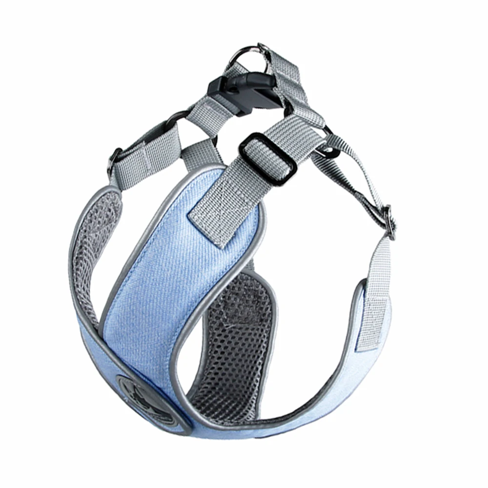 

Dog Harness Vest Harness Reflective Dog Harness Choke Free X Step-In Soft Mesh Pet Dogs Walking Bulldogs for French bulldog