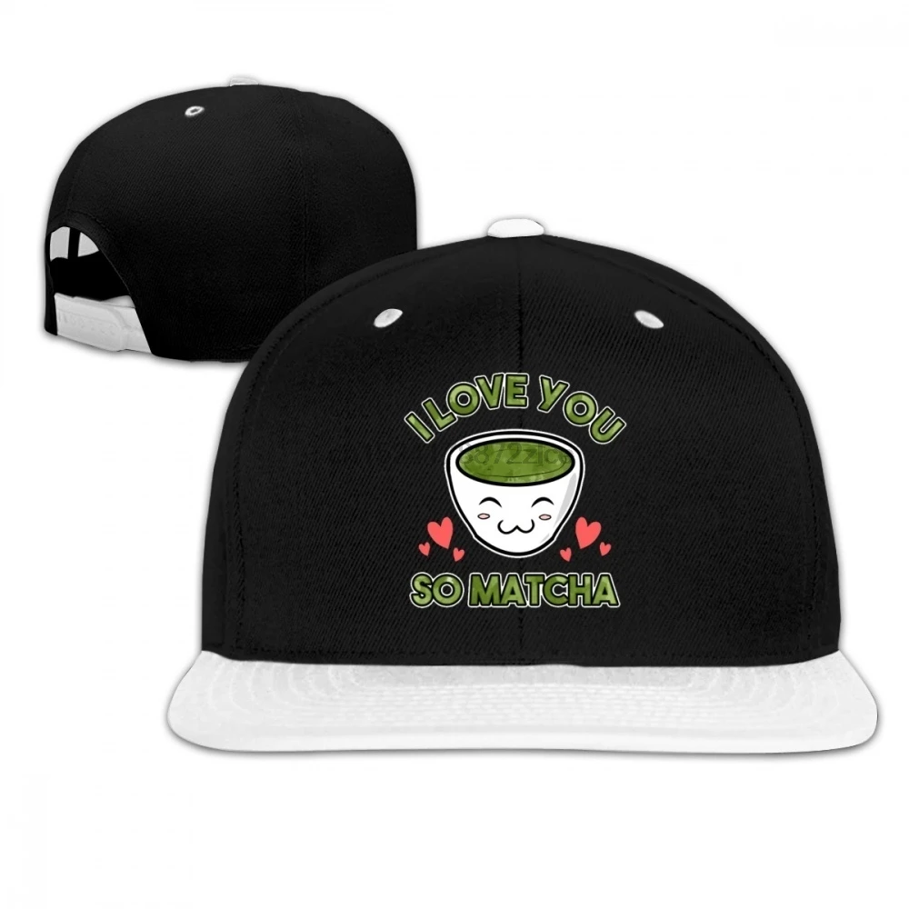 Бейсболка в стиле хип-хоп I Love You So Matcha