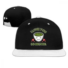 Бейсболка в стиле хип-хоп I Love You So Matcha