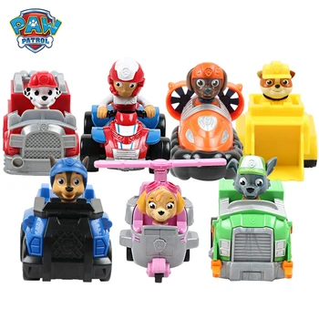 

Paw Patrol Dog Puppy Patrol Car Patrulla Canina Toys Action Figure Model Toy Marshall Chase Ryder Vehicle Car Kids Birthday Gift