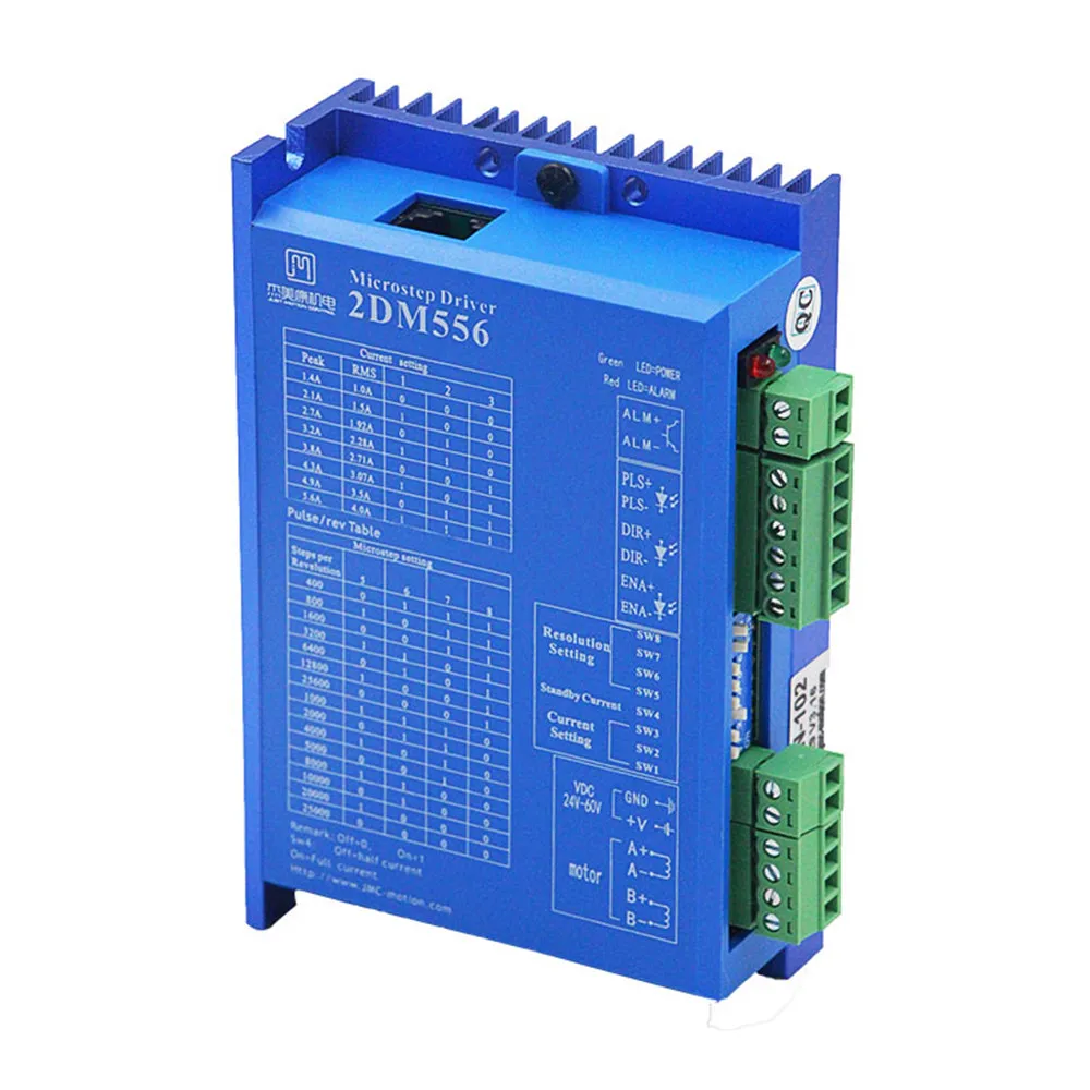 JMC 2DM556 Nema 23 CNC драйвер шагового двигателя 32 бит DSP DC36V 5.6A оригинальное качество большое количество выгодно 2DM556