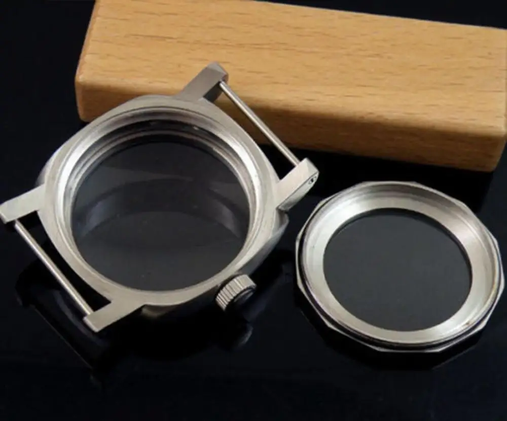 44 мм parnis нержавеющая матовый чехол fit 6497 6498 ST 36 movement