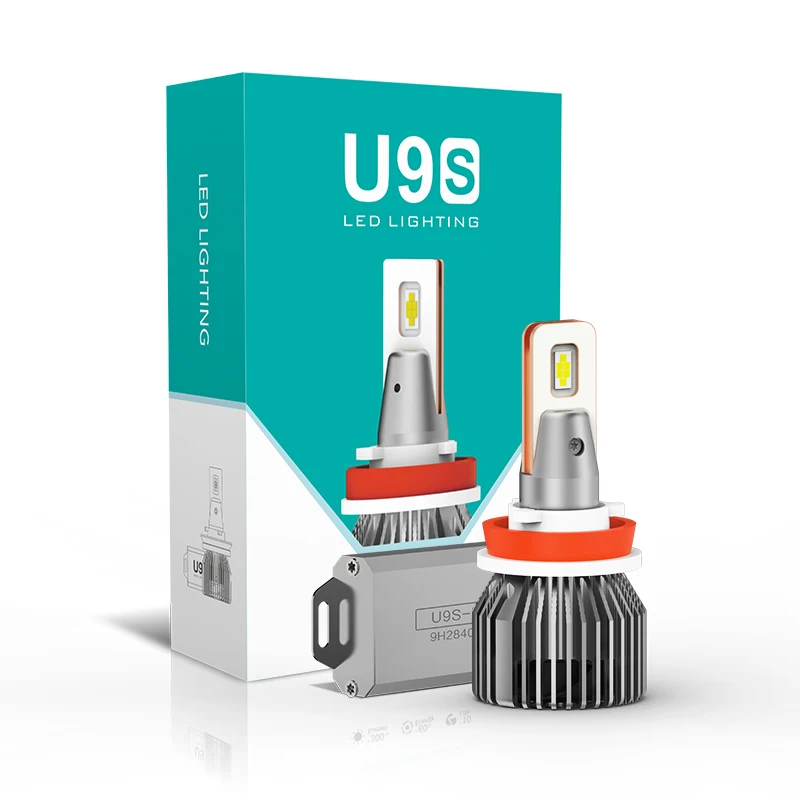 

H11 Led Bulb Canbus Headlight 6000K White No Error Message H1 Led U9S 12v 150W H8 H9 Led