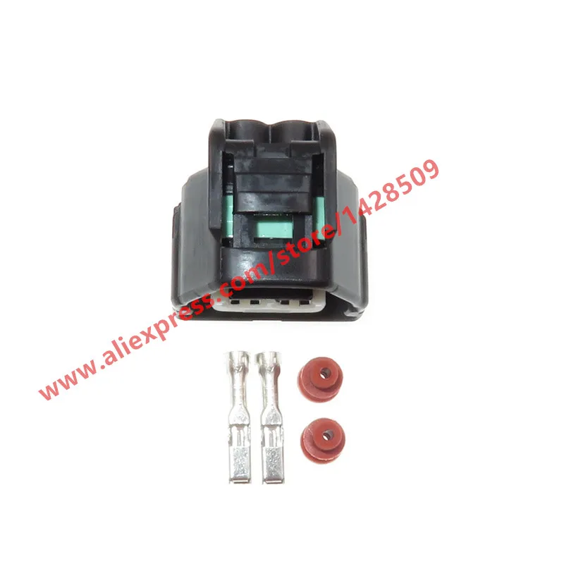10 Sets 2 Pin Automotive Crankshaft Position Sensor Plug Waterproof Connector 7283-7026-30 For Toyota