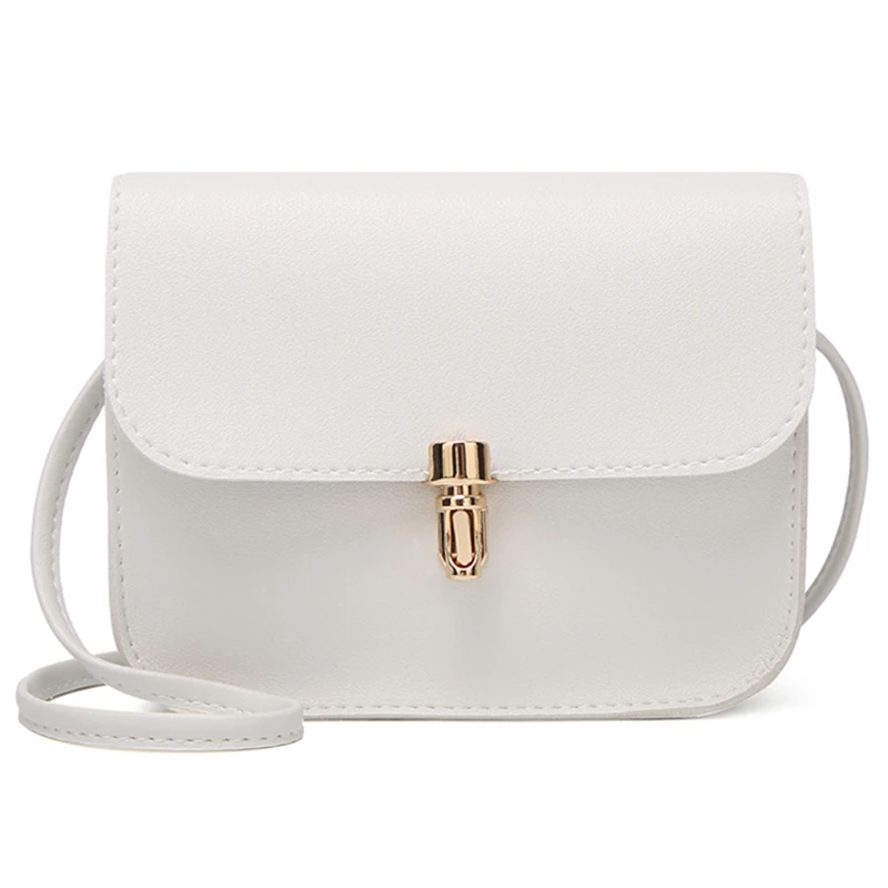 

Fashion Wild Girl Small Handbag Simple Leisure Shoulder Bag White
