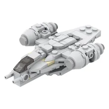 

MOC Mini Micro Vehicle For Razor Crest Building Blocks For Star of Space Wars Series DIY Idea Model Spaceship Children Toys Gift