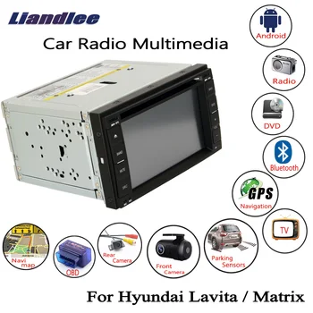 

Liandlee For Hyundai Lavita / Matrix 2001~2010 Car Android Radio CD DVD Player GPS Navi Navigation Maps Camera OBD TV HD screen