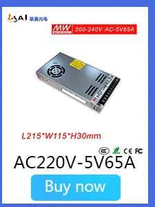 Светодиодный 5A power suppiy AC220V вход 65A350W/светодиодный модуль использования/светодиодный экран дисплея/режим переключения питания