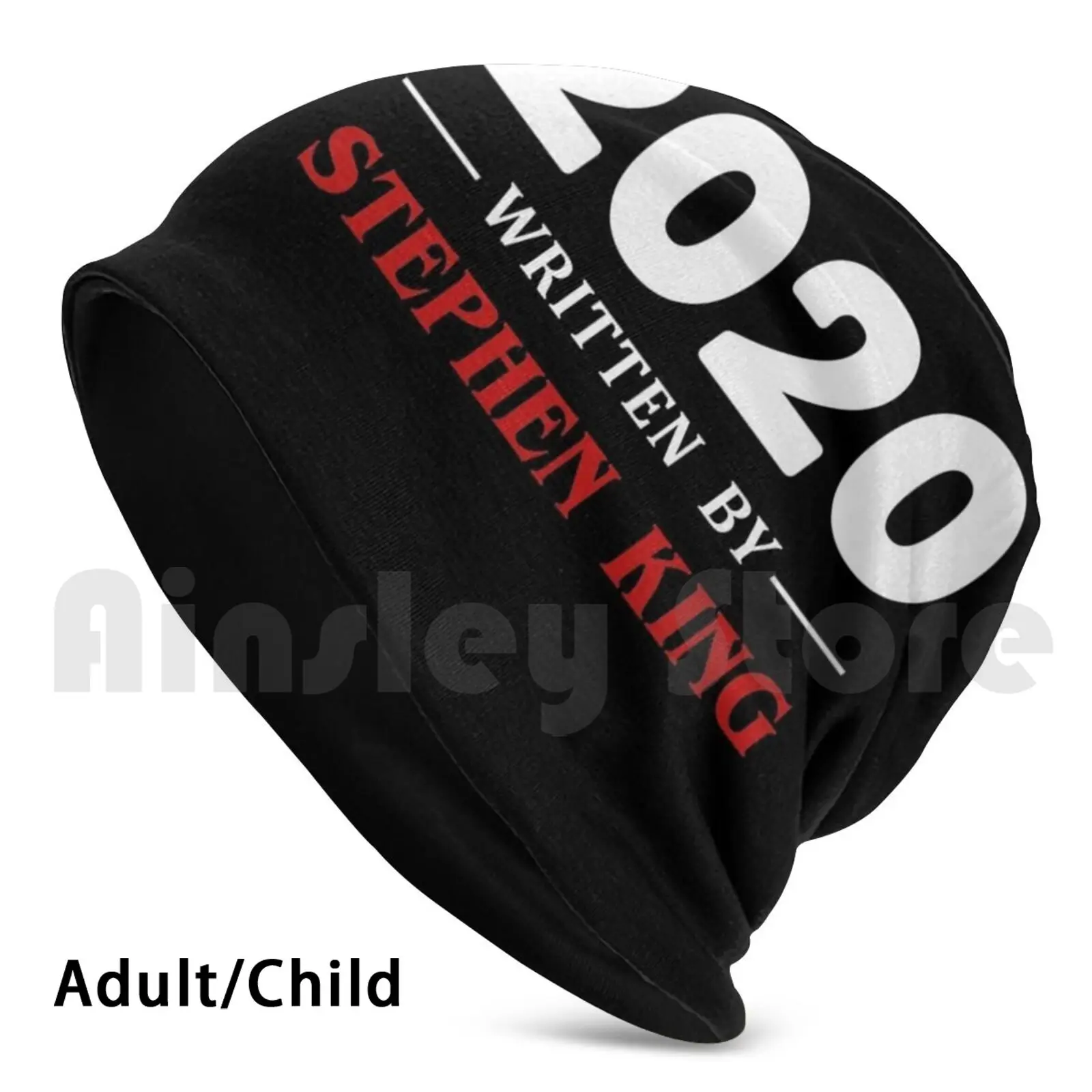 2021 Scritto Da Stephen King Beanie Hedging Cap Cuscino Con Stampa Fai Da Te 2021 Scritto Da Stephen King 2021 2021 Quarantena 2021