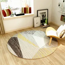 Круглое одеяло, современное простое одеяло для спальни, гостиной, чайный столик, подушка, корзина, подвесное кресло, подушка, компьютерный стул, вращающийся стул