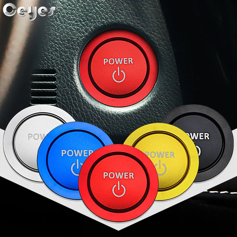 

Ceyes Car Styling Start Stop Engine Button Ring Covers Case For Toyota Prius Corolla Avensis Vellifire Auto Interior Accessories