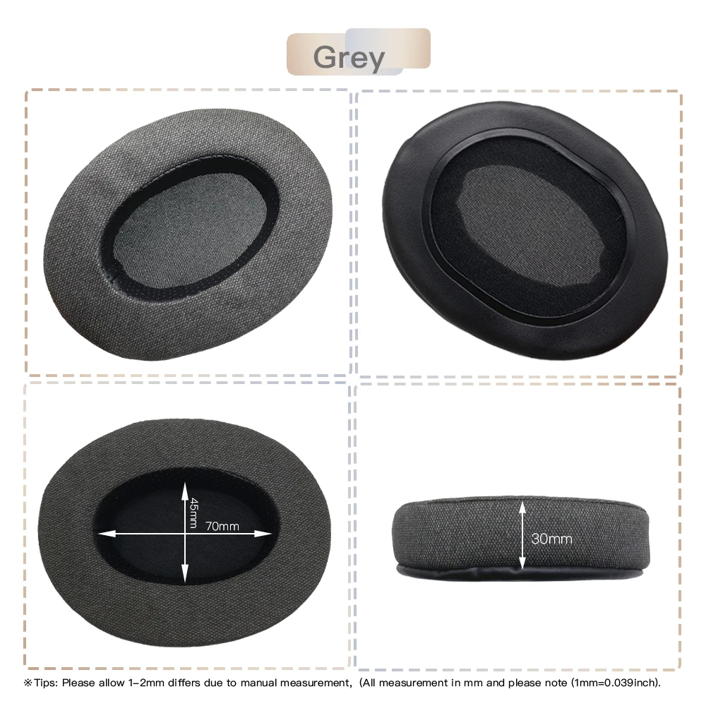 EarTlogis Thick Replacement Parts for HyperX Cloud Stinger, S, Wireless 7.1 Headset Ear Pads Bumper Headband - 3