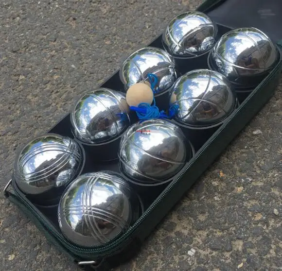 8pcs/bag mental ball ground ball French national Grassland Bowling