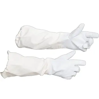 

Beekeeping Gloves Protective Sleeves Ventilated sheepskin and cloth Anti Bee for Beekeeper Prevent beekeeping tools