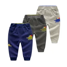 Г. Весенние новые стильные детские брюки детские повседневные спортивные штаны из чистого хлопка с вышивкой и героями мультфильмов высокое качество