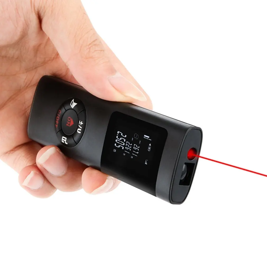 Mini Laser Rangefinder Usb Charging High Value Gift Pocket Measuring Instrument High Precision Measurement