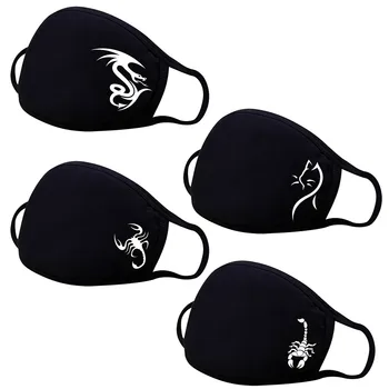 

Unisex Cartoon 3D Mask Dustproof Fashion Printing Can Be Washed Balaclava face mask face shield Mascara can be reused reusable#K