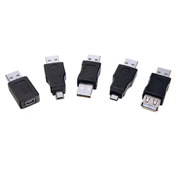 

12pcs/set USB Adapters Set Plug-and-play Portable OTG Converter Connector, Support Data Sync And Charging