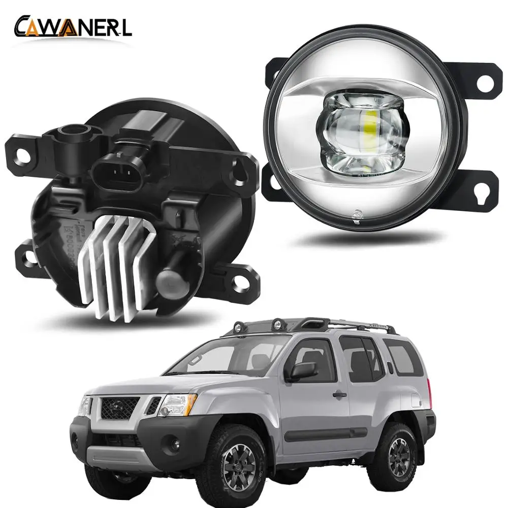 

Fog Light Assembly Car Passenger + Driver Side LED Lens Fog Light Daytime Running Lamp H11 12V For Nissan Xterra N50 2005-2015