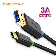 Кабель usb type-C USB 3,0 type-C 3,1 кабель для быстрой зарядки и синхронизации данных 3A для samsung Galaxy S9 Note 8 9 huawei ноутбука N039