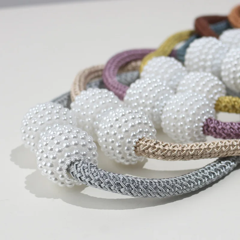 1 шт. жемчужные магнитные держатели для штор зажимы с пряжкой на задней стороне