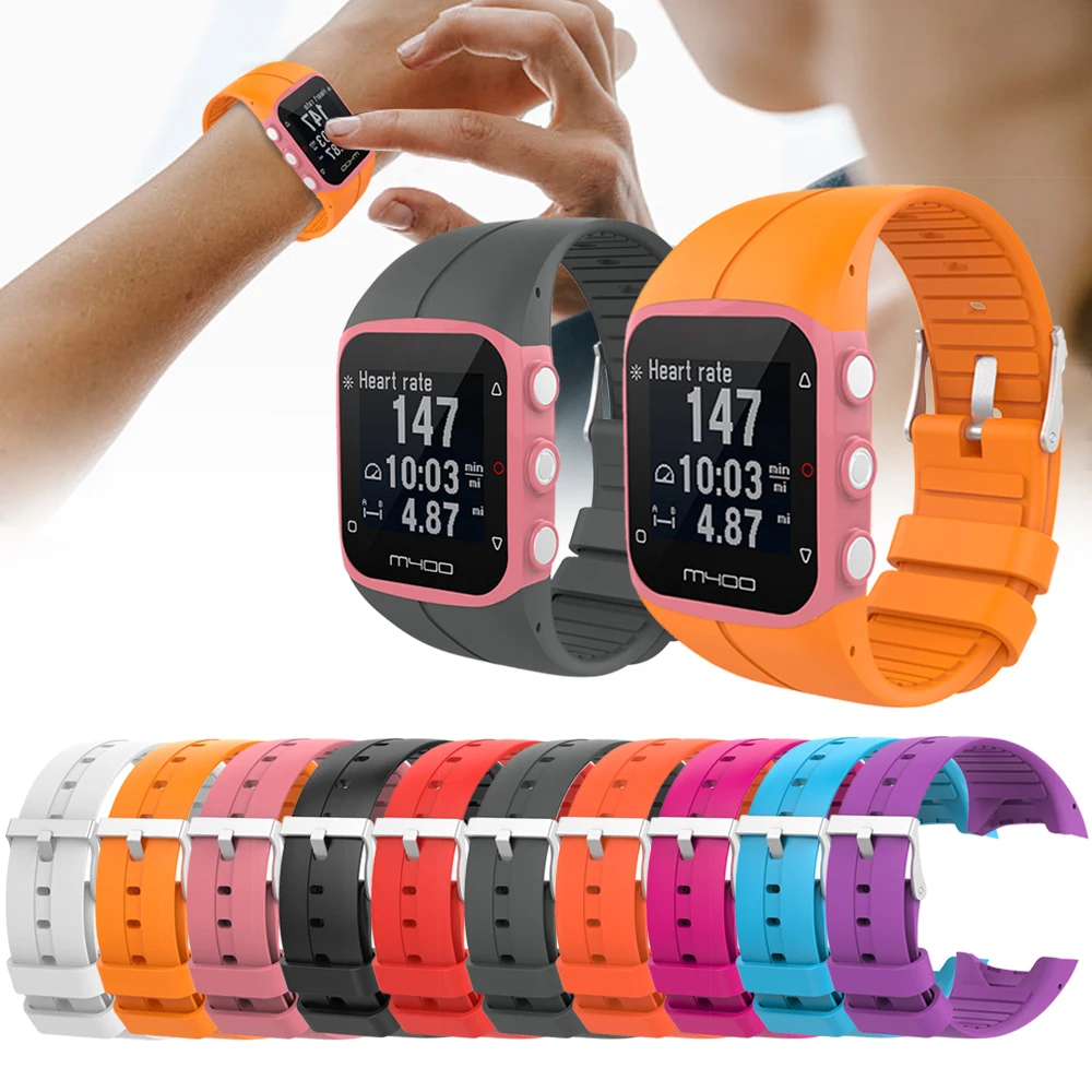 Wrist Band Strap for Polar M400 M430 Sports Smart Watch Soft Silicone Belt Replacement Bracelet Wristband Watchband Accessories