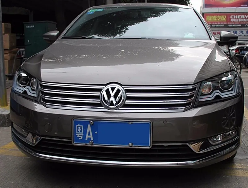 Автомобильный Стайлинг головная лампа для VW Passat B7 светодиодные фары 2012- Европейская версия Passat фары HID Биксеноновые линзы ближнего света LD 2 в