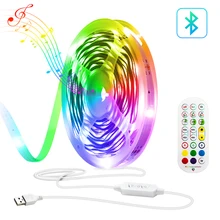 

Led Strip Lights for Bedroom USB Led Light RGBIC DreamColor Sync with Music Bluetooth APP Control for Room Kitchen Party