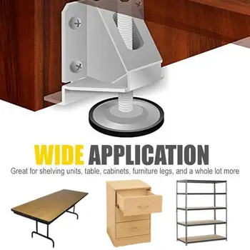

Heavy Duty Foot Wardrobe Level Adjustment Anti-slip Foot Pad Adjust Up and Down Wardrobe Height Adjuster Hardware Parts