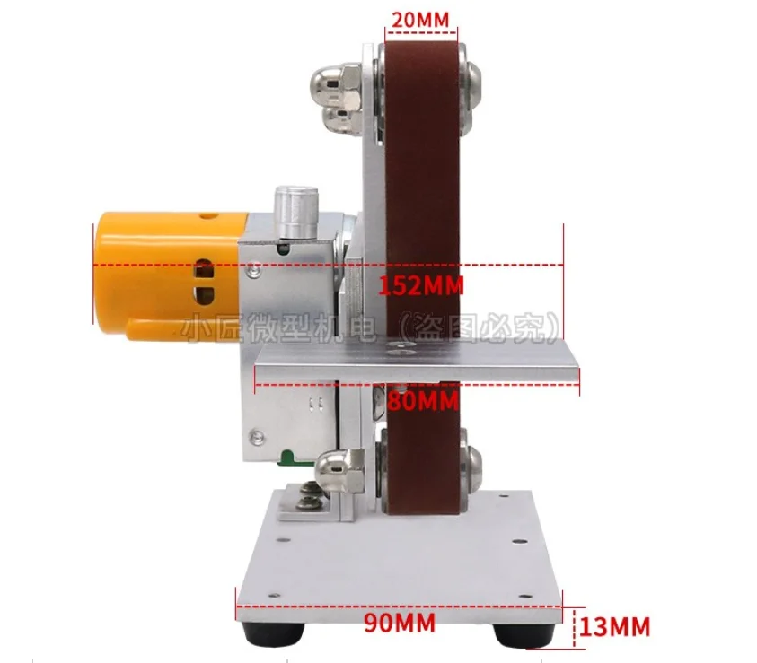 Details about   Mini belt machine micro table polishing machine DIY Sander Grinder 7000rpm 