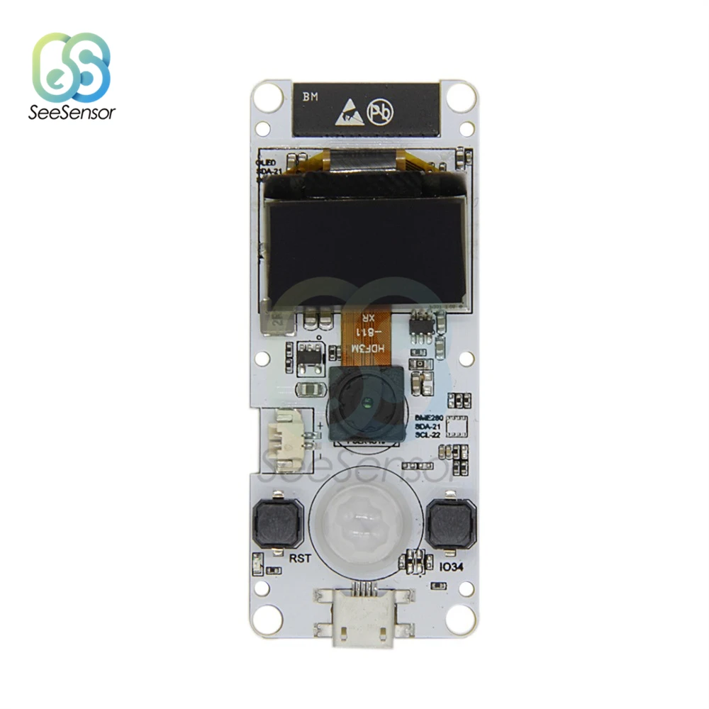 T-camera ESP32 WROVER& PSRAM модуль камеры ESP32-WROVER-B OV2640 модуль камеры 0,96 OLED