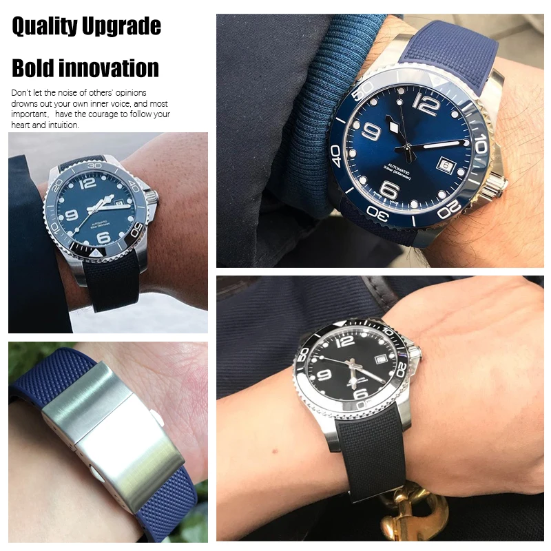 19mm 20mm 21mm Rubber Silicone Watch 