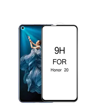 

5D Full Glue Tempered Glass For Huawei Honor 20 Pro Lite View 20 Full Coverage Screen Protector For Huawei Y5 Y6 Y7 Y9 2019