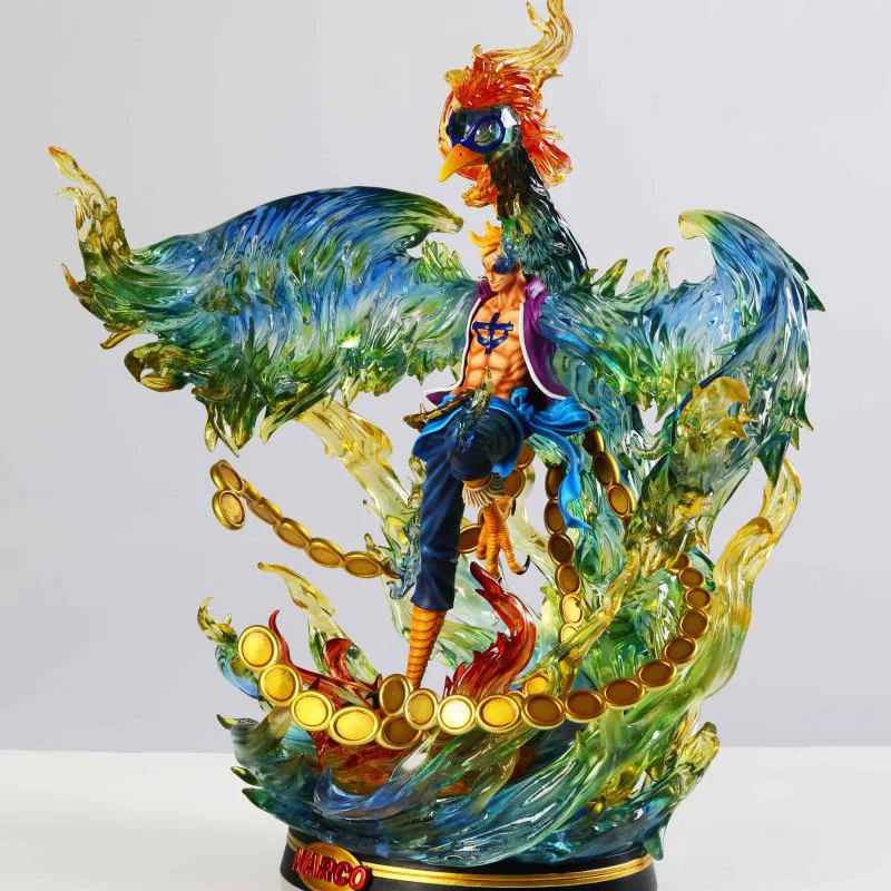 

One Piece White Beard Captain Phoenix Marco Ultra Large Garage Kit Statue Model