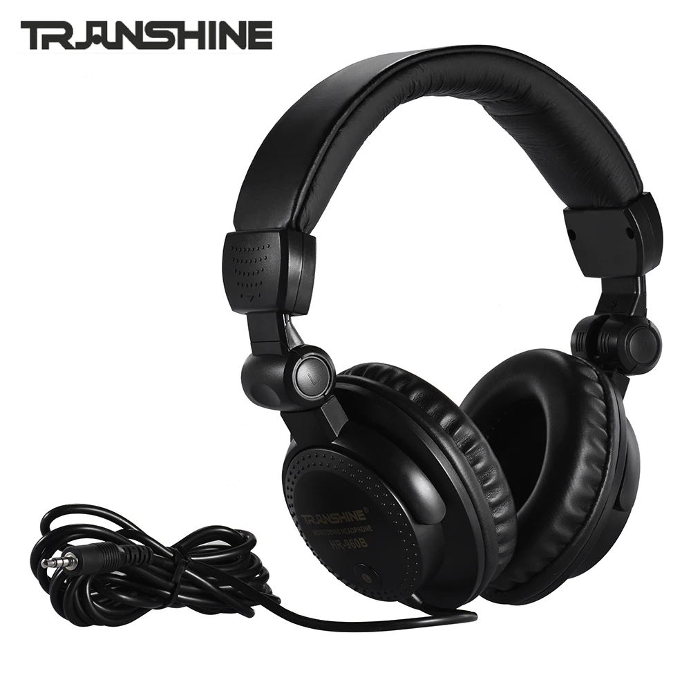 TRanshine HR-960B проводные стерео динамические мониторы наушники гарнитура для гитары ПК компьютер CD плеер Walkman MP3 MP4 наушники