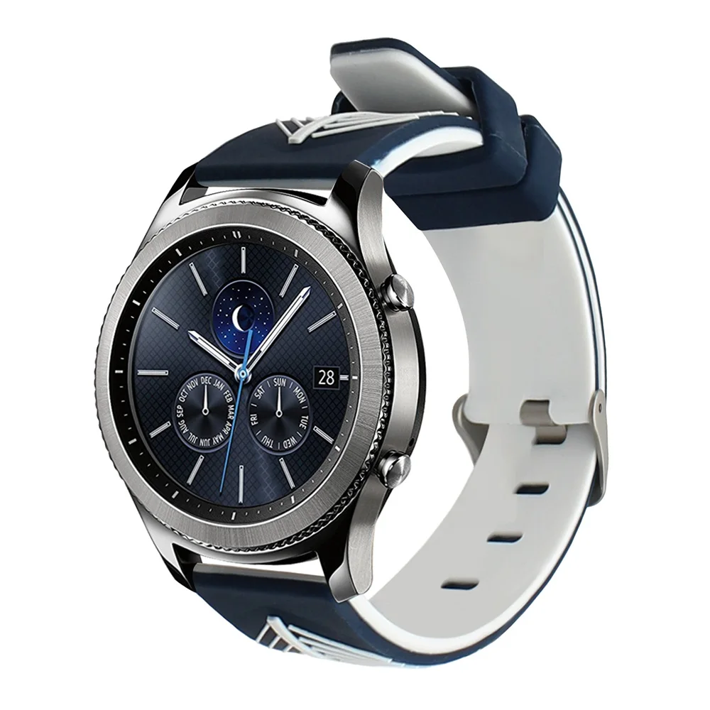 Быстросъемный силиконовый резиновый ремешок для часов 22 мм Samsung Gear S3 R760/R770 Galaxy Watch