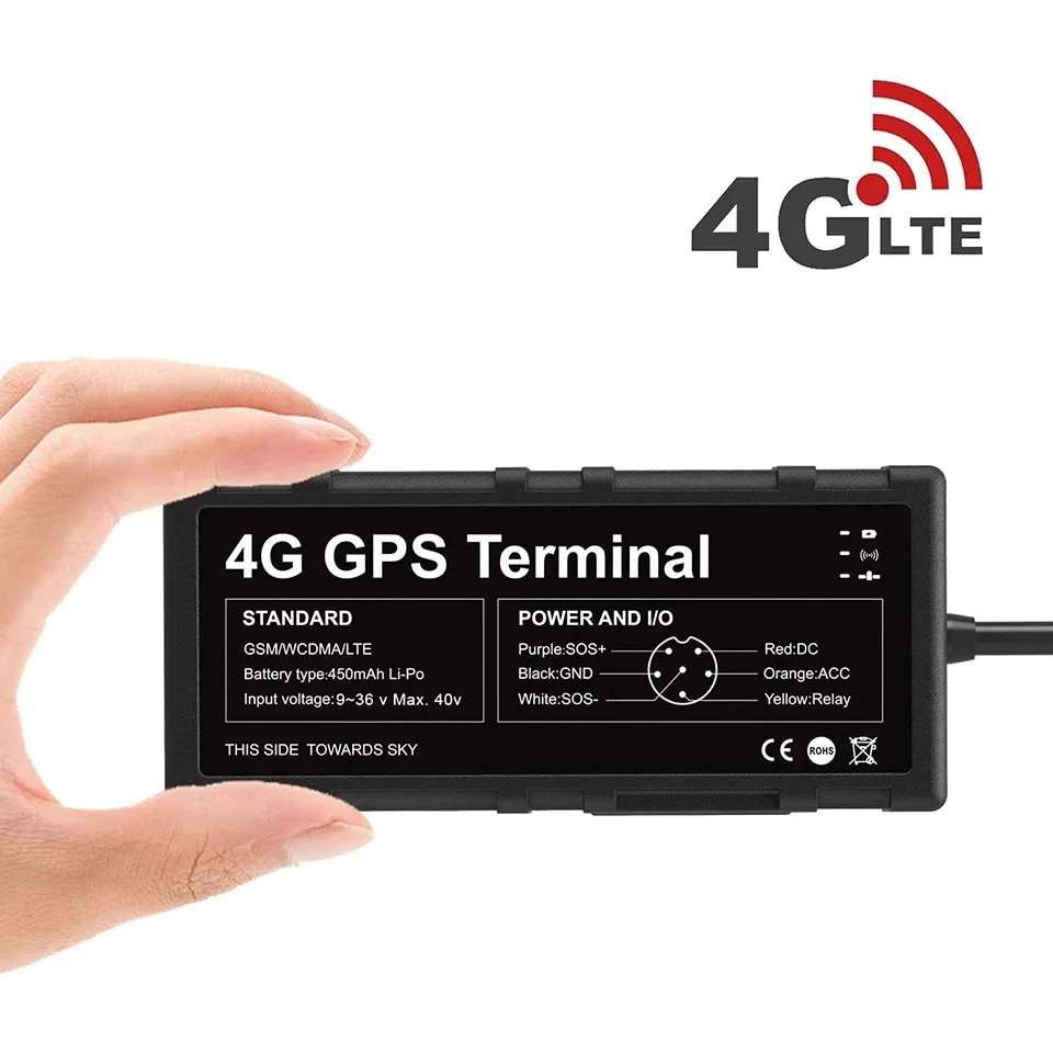 4G gps tracker car GV40 WIFI Hotspot Driving Behavior Waterproof LTE Locator With Oil Cut-Off Vibration ACC Alarm SOS by APP PC |