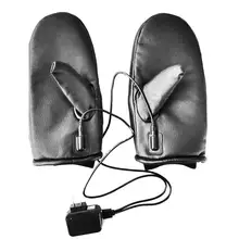 Новые 7,4 V 2600 MAh литиевая батарея зимние перчатки с электроподогревом двухстороннее отопление пять пальцев лыжные перчатки для мужчин и женщин