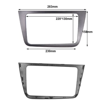 

Car Radio Fascia For Seat Altea LHD Left Right Hand Drive Double 2 Din DVD Adapter Stereo Frame Player Fascia Bezel Trim Kit