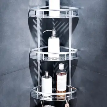 

1/2/3 Layer Bathroom Corner Shampoo Shower Storage Holder Shelves Rack Organizer