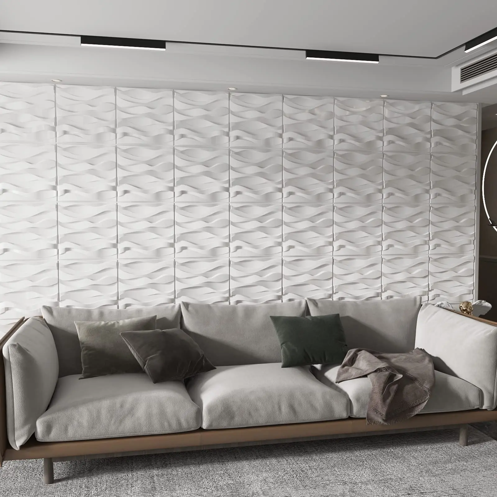 Wavy Textured Wall Panels