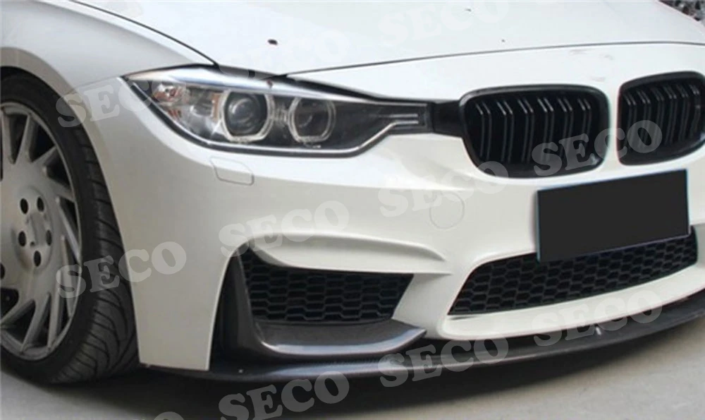 Для BMW 4 серии M3 M4 передний спойлер для губ F80 F82 F83 углеродное волокно Защита подбородка головы- автомобильный Стайлинг