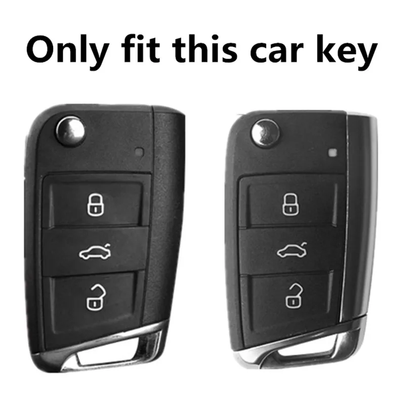 Чехол для автомобильного ключа Volkswagen VW Polo Golf 7 MK7 Tiguan passat Skoda Octavia Kodiaq Karoq Seat Ateca