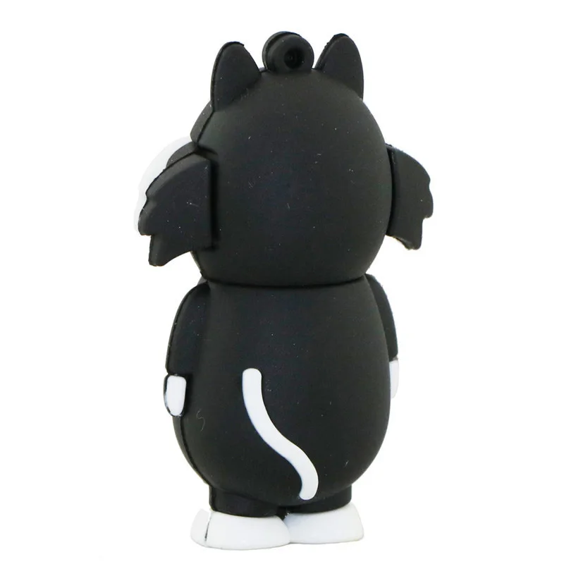 USB Flash Drive Animal Black White Cat Pen Drive Cartoon Pendrive  Mouse 8GB 16GB 32GB 64GB 128G USB 2.0 Flash Memory Stick Gift memory drive