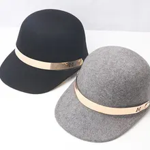 01912-lyx-m Зимняя шерстяная листовая металлическая козырьки шляпы для мужчин и женщин для отдыха на открытом воздухе Кепка