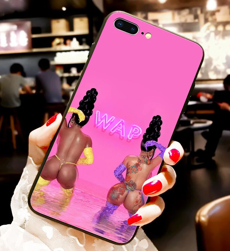 Новый альбом WAP feat. Мягкий силиконовый чехол Megan Thee для iPhone X 8 7 6 6S Plus XR 11 pro 7plus